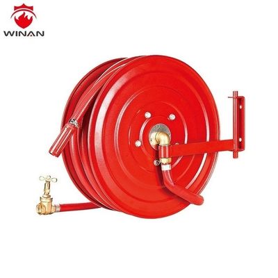 DN25 Stainless Steel Fire Hose Reel 1" Or 3/4" For Fire Fighting Equipment